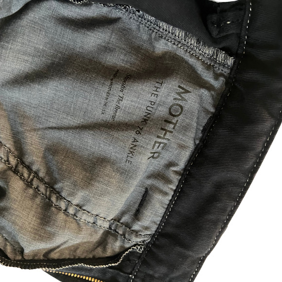 Mother The Punk 76 Ankle Pants Size 24 Navy Blue | Slouchy Fit Menswear Inspired - Picture 5 of 6